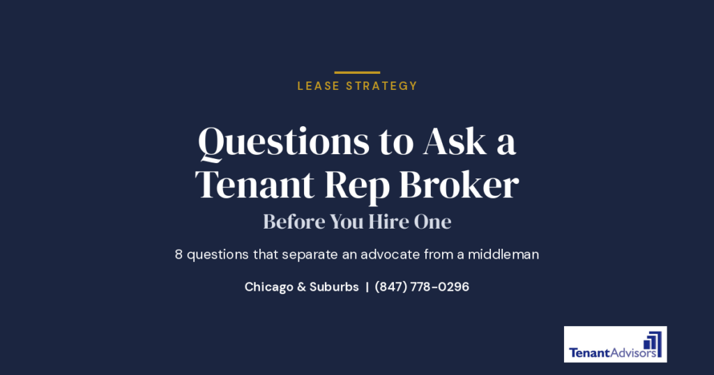 Questions to ask a tenant rep broker before you hire one, Tenant Advisors